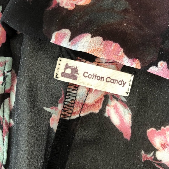 Floral sheer Santa Monica crop top - Picture 4 of 5